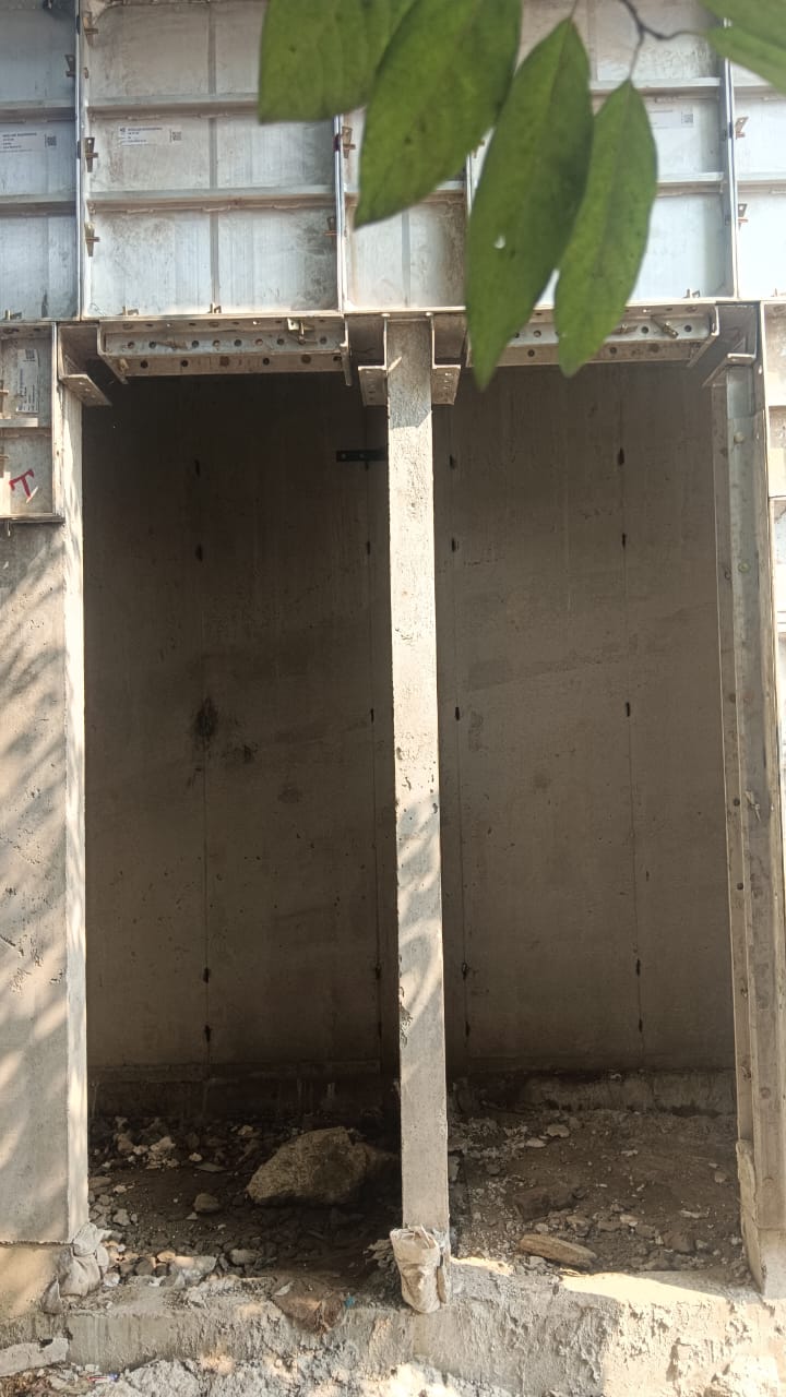Formwork site progress